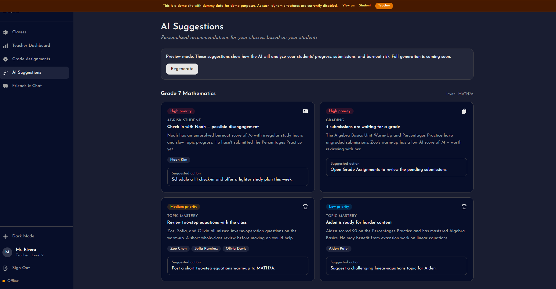 EduAI project preview